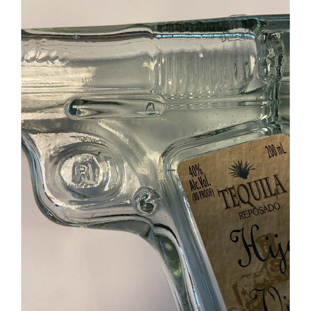 Hijos de Villa Tequila Empty 9mm Gun Glock Shaped Bottle Limited Numbered #49396 - Picture 6 of 11